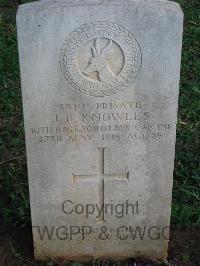 Dar Es Salaam War Cemetery - Knowles, James Frederick